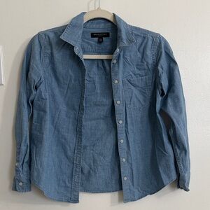 Banana Republic Sky Blue Petite Shirt